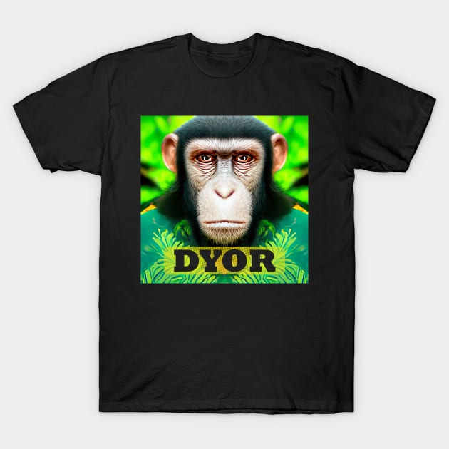 Funny Monkeys Humorous Apes Animals memes T-Shirt by PlanetMonkey